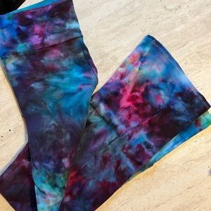 Tie dye yoga pants